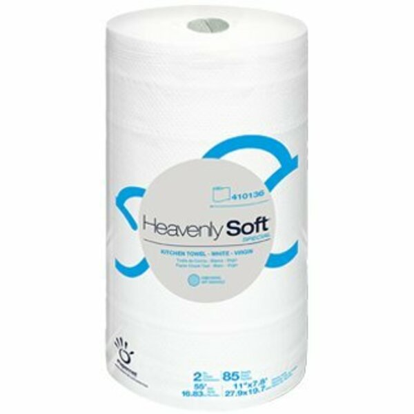 Sofidel Heavenly Soft Kitchen Roll Towel 2-Ply 7.8 in. X 11 in., 5PK 410136